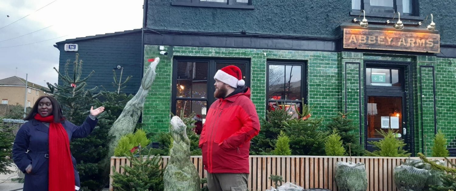 Tree Wise Men Small Business Saturday visit